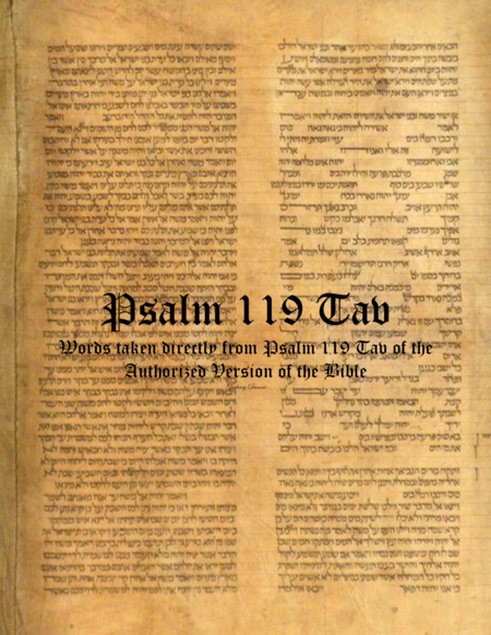 Psalm 119 Tav Sheet Music