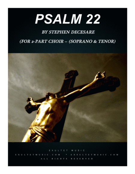 Psalm 22 My God My God For 2 Part Choir Soprano And Tenor Sheet Music