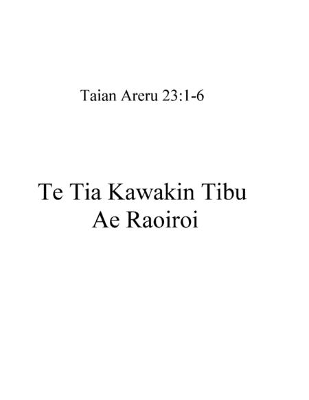 Psalmody 0001br In Kiribati Language Bible Sheet Music