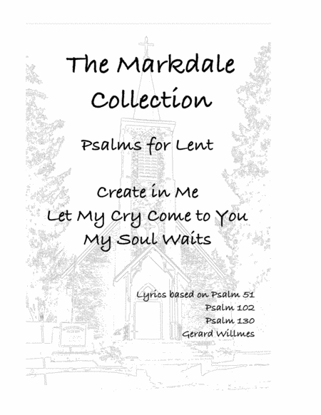 Psalms For Lent Sheet Music