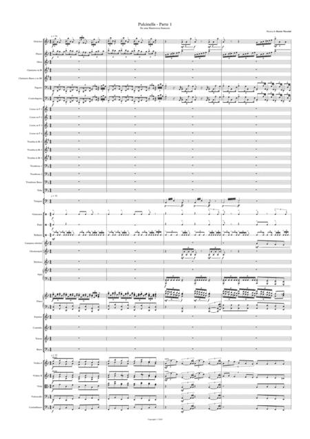 Pulcinella Parte 1 Sheet Music