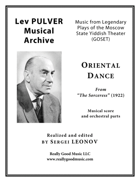 Free Sheet Music Pulver Lev Oriental Dance From The Sorceress For Symphony Orchestra Full Score Set Of Parts