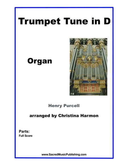 Free Sheet Music Purcell Trumpet Tune In D Organ