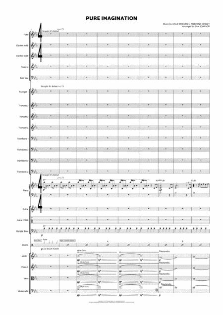 Pure Imagination Big Band Strings Instrumental Sheet Music