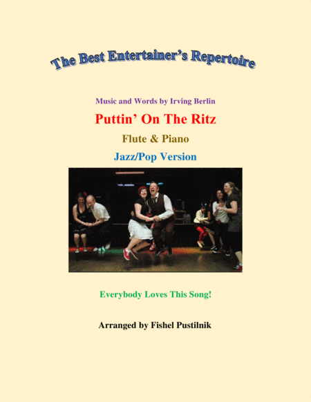 Puttin On The Ritz For Flute And Piano With Improvisation Sheet Music