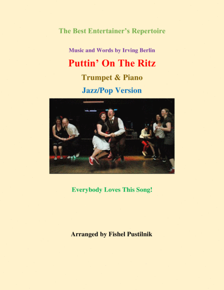 Free Sheet Music Puttin On The Ritz For Trumpet And Piano With Improvisation