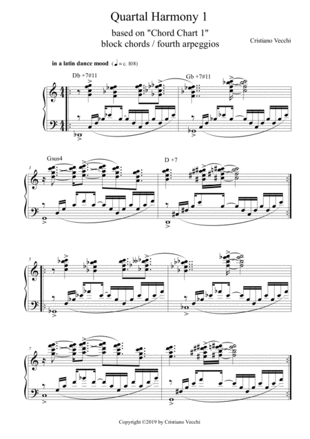 Quartal Harmony 1 Sheet Music