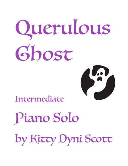 Free Sheet Music Querulous Ghost
