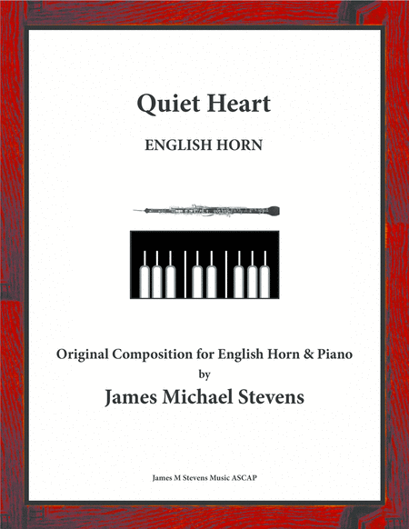 Quiet Heart English Horn Piano Sheet Music