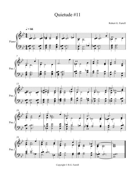 Quietude 11 Sheet Music