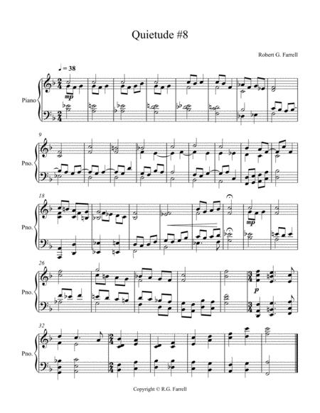 Quietude 8 Sheet Music