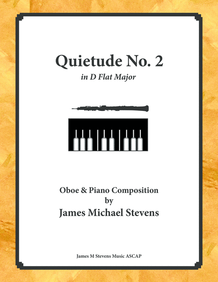 Quietude No 2 Oboe Piano Sheet Music