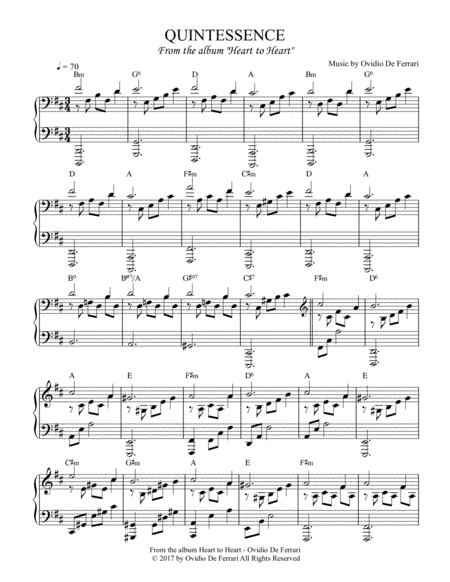 Quintessence Sheet Music