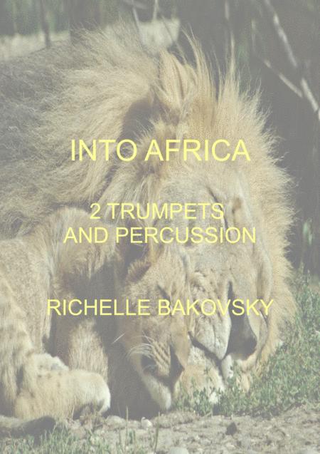 R Bakovsky Into Africa For 2 Trumpets Keyboards Celesta And Glockenspiel Sheet Music