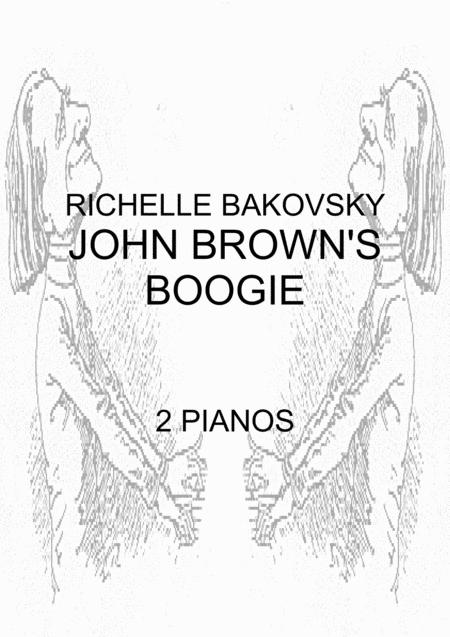 R Bakovsky John Browns Boogie For 2 Pianos Sheet Music