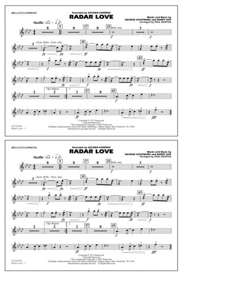 Free Sheet Music Radar Love Arr Paul Murtha Bells Xylophone