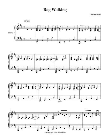 Rag Walking Sheet Music