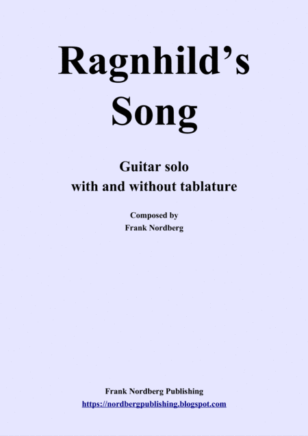 Ragnhilds Song Sheet Music