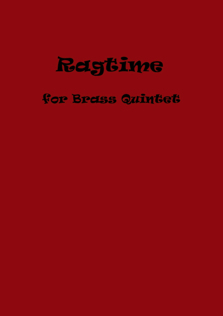 Ragtime For Brass Quintet Sheet Music