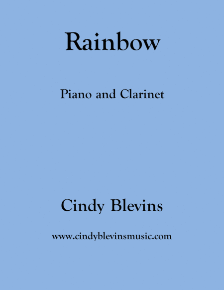 Free Sheet Music Rainbow For Piano And Clarinet