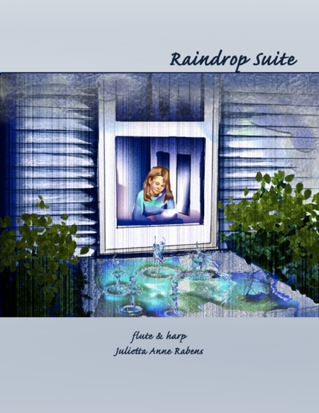 Raindrop Suite For Flute And Pedal Harp Sheet Music