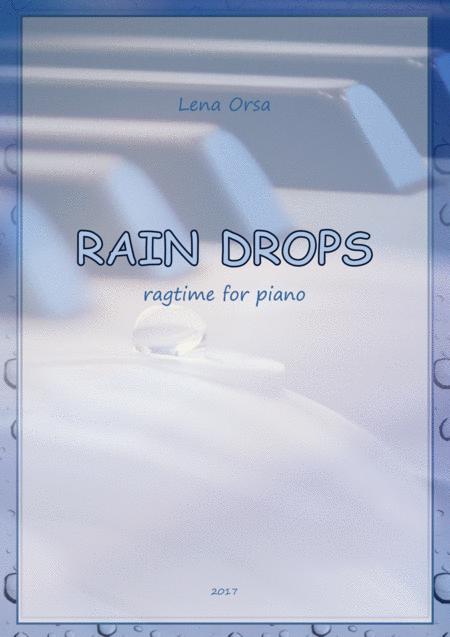 Raindrops Ragtime Sheet Music