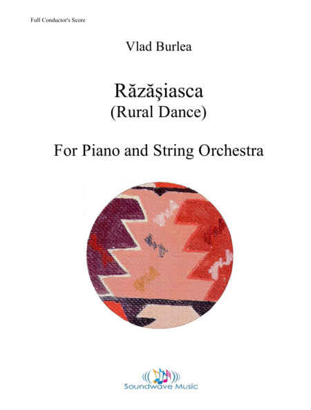 Free Sheet Music Razasiasca Rural Dance For Piano And String Orchestra