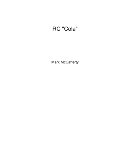 Rc Cola Sheet Music