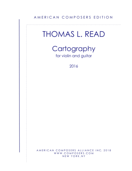 Read Cartography Sheet Music