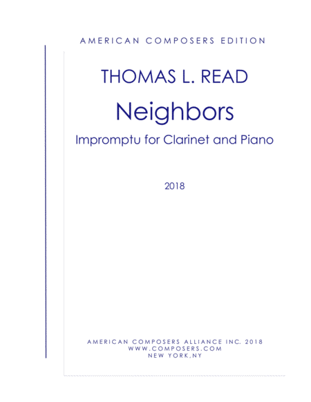 Read Neighbors Sheet Music