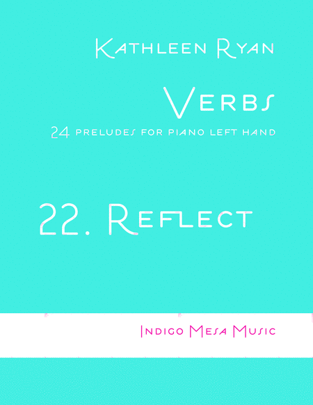 Reflect Verbs 22 Sheet Music