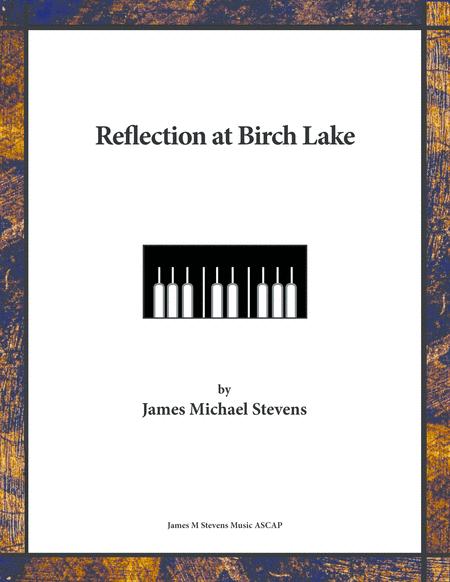 Free Sheet Music Reflection At Birch Lake
