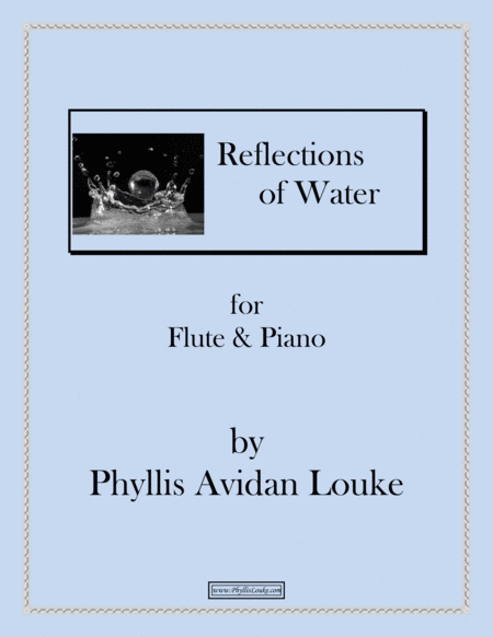 Free Sheet Music Reflections Of Water For Flute And Piano