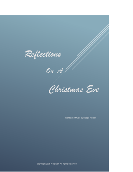 Free Sheet Music Reflections On A Christmas Eve