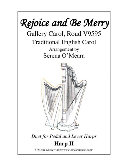 Rejoice And Be Merry Gallery Carol Roud V9595 Harp Ii Sheet Music