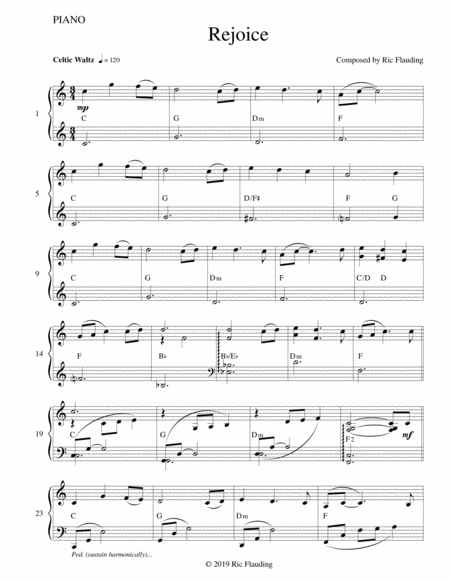 Rejoice Piano Sheet Music