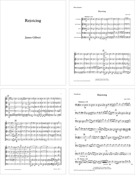 Rejoicing Br07 Sheet Music