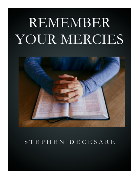 Free Sheet Music Remember Your Mercies