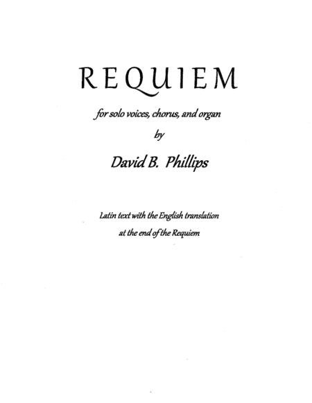 Requiem For Solo Voices Chorus And Organ Sheet Music