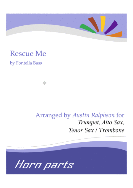 Free Sheet Music Rescue Me Horn Parts