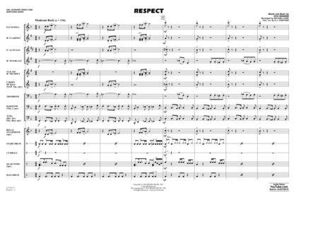 Respect Arr Michael Oare Conductor Score Full Score Sheet Music