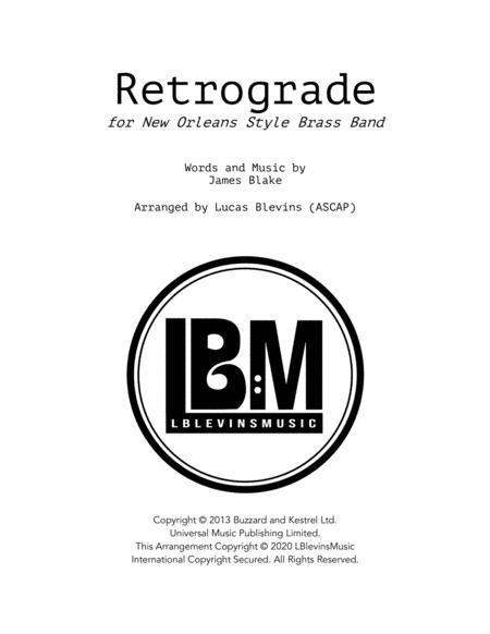 Retrograde For New Orleans Style Brass Band Sheet Music