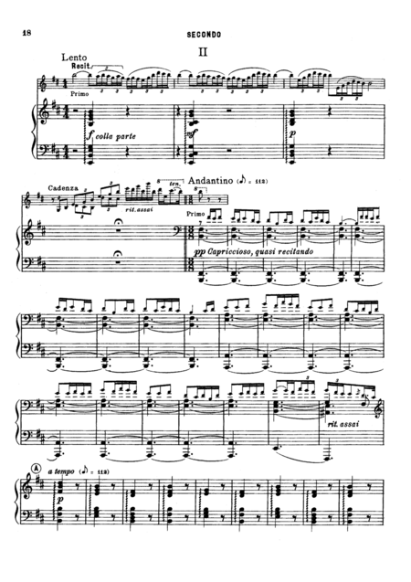 Free Sheet Music Rimsky Korsakov Sheherazade Ii For Piano Duet 1 Piano 4 Hands Pr832