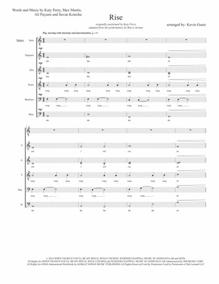 Rise Sheet Music