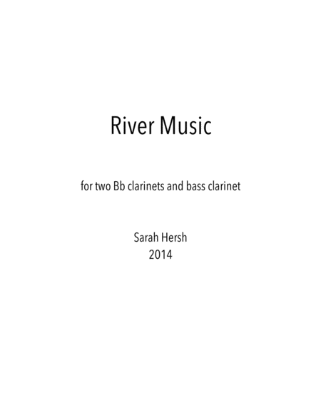 Free Sheet Music River Music