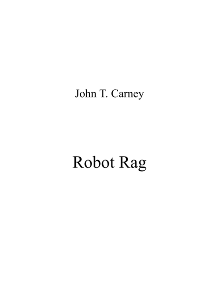 Robot Rag Sheet Music