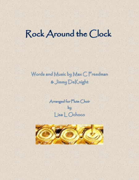 Rock Around The Clock For Flute Choir Sheet Music