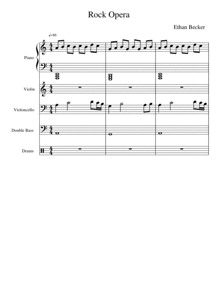 Rock Opera Sheet Music