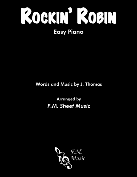 Free Sheet Music Rockin Robin Easy Piano