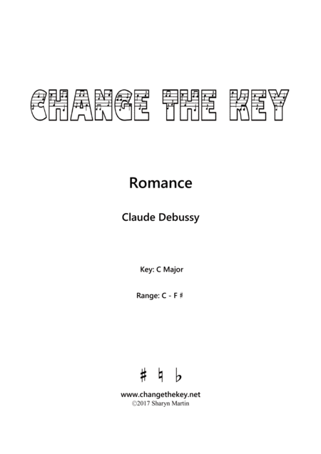 Romance C Major Sheet Music